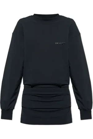 The Attico Femme, Robes, Noir, Taille: 40 FR Robe avec Logo