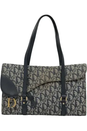 Dior Femme, Pre-owned, Bleu, Taille: ONE Size Pre-owned Toile sacs-dior