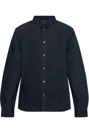 AllSaints Homme, Chemises, Bleu, Taille: M Chemise Gleason