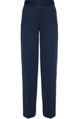 The Attico Femme, Pantalons, Bleu, Taille: 32 FR Pantalon en laine