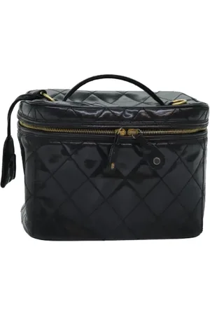 CHANEL Femme, Pre-owned, Noir, Taille: ONE Size Pre-owned Cuir trousses-de-toilette