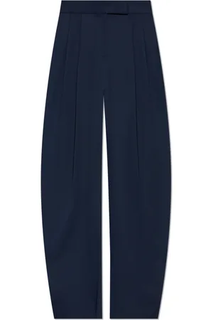 The Attico Femme, Pantalons, Bleu, Taille: 36 FR Pantalon en laine