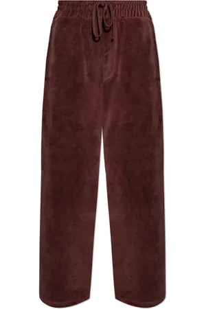 AllSaints Homme, Pantalons, Rouge, Taille: S Pantalon Draven avec bandes latérales