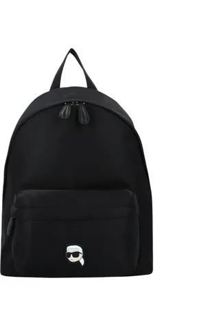 Karl Lagerfeld Femme, Sacs, Noir, Taille: ONE Size Sac à dos Ikonik en nylon