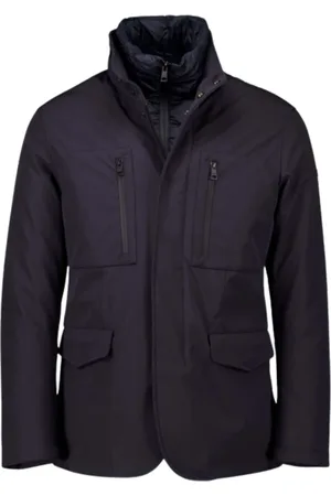 Duno Homme, Vestes, Bleu, Taille: M Parka Otis Capalbio Gris Foncé