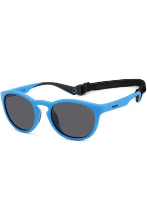 Polaroid Unisex, Accessoires, Bleu, Taille: ONE Size Lunettes de Soleil en Résine Bleue