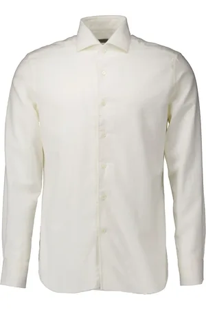 corneliani Homme, Chemises, , Taille: S Chemise à Manches Longues Ecru
