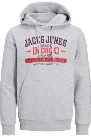 JACK & JONES Homme, Sweatshirts et sweats à capuche, Gris, Taille: M Sweat à Capuche Jjxx Style Denim