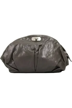 Marni Femme, Pre-owned, Gris, Taille: ONE Size Pre-owned Cuir pochettes-minaudieres