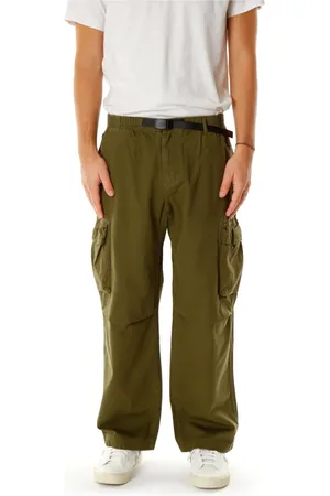 Gramicci Homme, Pantalons, Vert, Taille: 2XL Pantalon Cargo avec Taille Élastique
