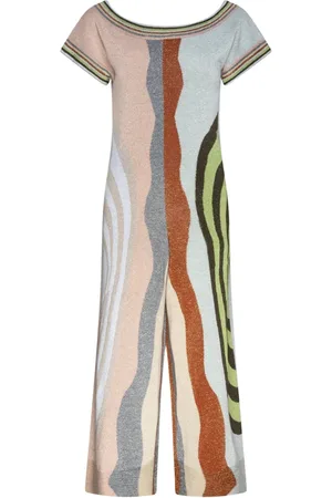 CIRCUS HOTEL Femme, Combinaisons et Ensembles, Multicolore, Taille: 34 FR Combinaison colorée avec décolleté en V