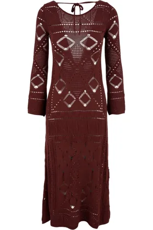 AKEP Femme, Robes, Brun, Taille: 40 FR Robes Élégantes pour Femmes