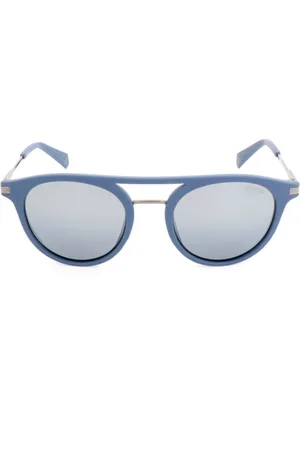 Polaroid Homme, Accessoires, Bleu, Taille: ONE Size Lunettes de Soleil en Métal Bleu Filtre Polarisé