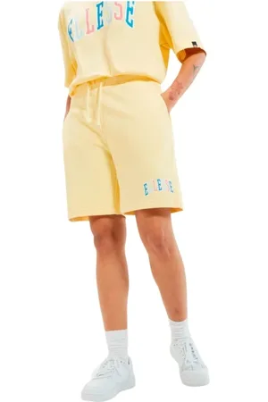 Ellesse Homme, Shorts, Jaune, Taille: S Shorts Confortables en Coton Unisexe