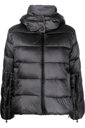 Twin-Set Femme, Vestes, Noir, Taille: 36 FR Élégante Doudoune Noire