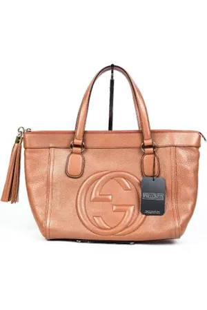 Gucci Femme, Pre-owned, Brun, Taille: ONE Size Pre-owned Tissu sacs-gucci