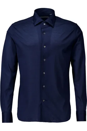 corneliani Homme, Chemises, Bleu, Taille: 2XL Chemise à Manches Longues Bleu Foncé