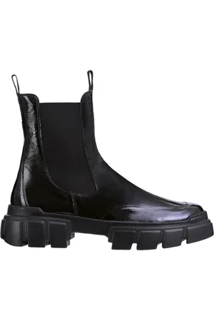Högl Femme, Chaussures, Noir, Taille: 38 EU Bottes Chelsea Chunky avec semelle profilée