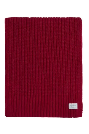Pepe Jeans Femme, Accessoires, Rouge, Taille: ONE Size Écharpe Élégante Intemporelle
