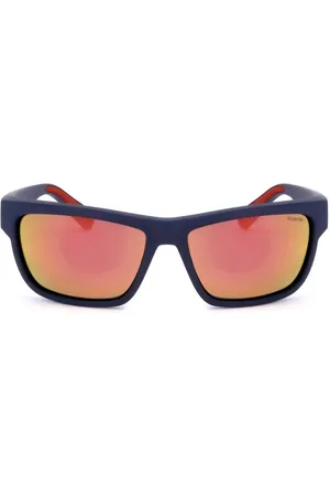 Polaroid Homme, Accessoires, Bleu, Taille: ONE Size Lunettes de soleil en nylon bleu