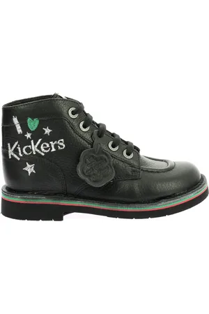 Kickers Femme, Chaussures, Noir, Taille: 37 EU Bottillons Confort Kick Col