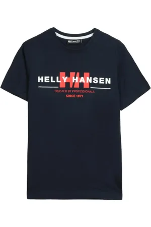 Helly Hansen Homme, Tops, Noir, Taille: S T-shirt en Coton Graphique pour un Usage Quotidien