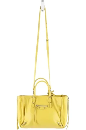 Balenciaga Femme, Pre-owned, Jaune, Taille: ONE Size Pre-owned Cuir sacs-balenciaga