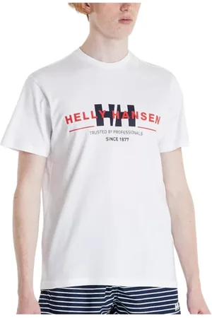 Helly Hansen Homme, Tops, Blanc, Taille: S T-shirt Graphique de Base