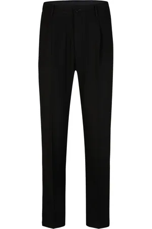 JOOP! Homme, Pantalons, Noir, Taille: W36 L34 Pantalon noir de style chino avec taille élastique