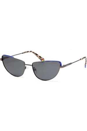 Polaroid Femme, Accessoires, Gris, Taille: ONE Size Lunettes de Soleil en Acier Gris Polarisé Filtre UV