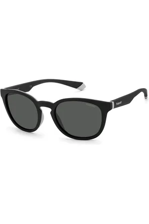 Polaroid Homme, Accessoires, Noir, Taille: ONE Size Lunettes de soleil en caoutchouc noir Solid Dye