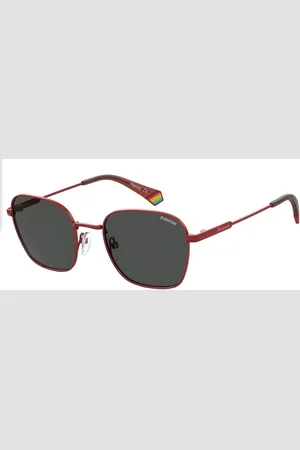 Polaroid Unisex, Accessoires, Rouge, Taille: ONE Size Lunettes de Soleil en Acier Rouge