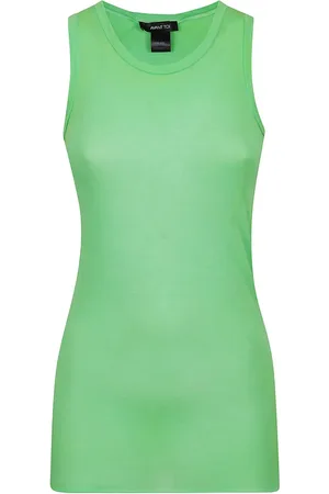 AVANT TOI Femme, Tops, Vert, Taille: 36 FR Haut en Coton Fabriqué en Italie