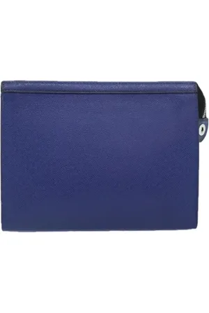 LOUIS VUITTON Femme, Pre-owned, Bleu, Taille: ONE Size Pre-owned Cuir pochettes-minaudieres