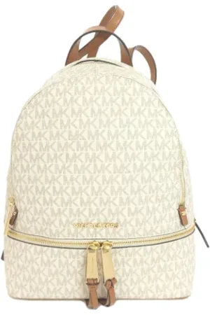 Michael Kors Femme, Pre-owned, Blanc, Taille: ONE Size Pre-owned Toile sacs-dos