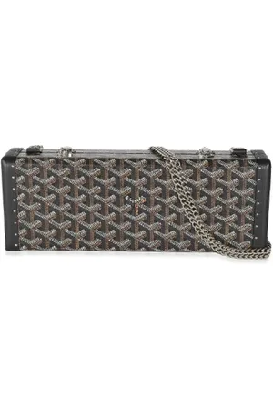 GOYARD Femme, Pre-owned, Noir, Taille: ONE Size Pre-owned Toile pochettes-minaudieres