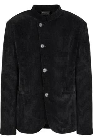 Emporio Armani Homme, Vestes, Noir, Taille: M Blazer homme avec col mandarin