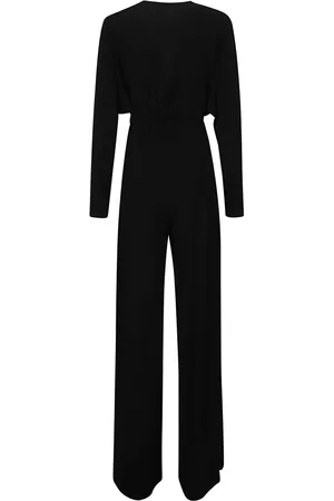 Norma Kamali Femme, Combinaisons et Ensembles, Noir, Taille: 36 FR Combinaison Cache-Cœur