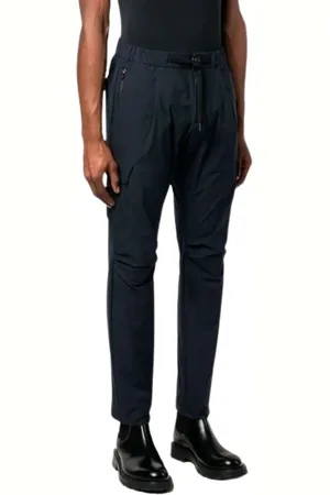 HERNO Homme, Pantalons, Bleu, Taille: M Pantalon de Sport en Coton