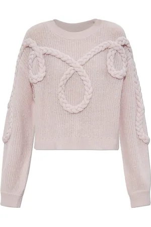 Munthe Femme, Pulls, Rose, Taille: 36 FR Pull avec surpiqûres