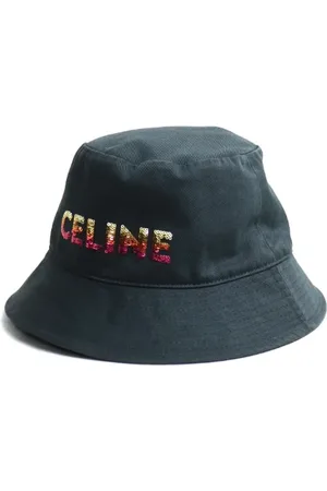 Céline Femme, Pre-owned, Noir, Taille: ONE Size Pre-owned Coton chapeaux