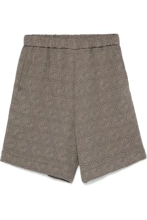 Giorgio Armani Homme, Shorts, Gris, Taille: XL Shorts Bermuda Élégants Gris