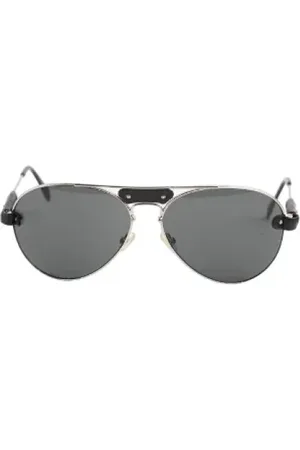 Chloé Femme, Pre-owned, Noir, Taille: ONE Size Pre-owned Metal lunettes-de-soleil