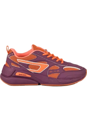 Diesel Homme, Chaussures, Violet, Taille: 40 EU Baskets décontractées avec semelle en caoutchouc