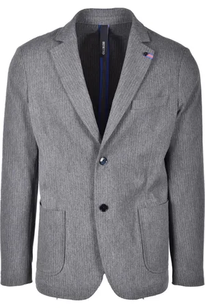DISTRETTO 12 Homme, Vestes, Gris, Taille: S Veste