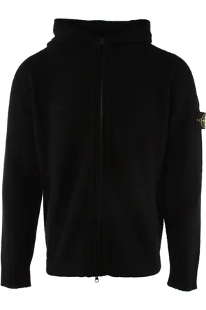 Stone Island Homme, Pulls, Noir, Taille: M Gilet Homme en Laine Noire