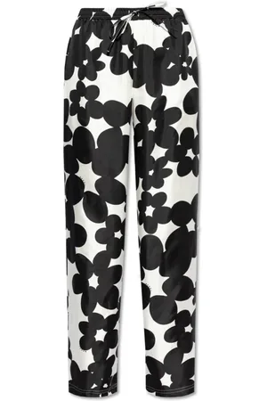 Marni Femme, Pantalons, Blanc, Taille: 36 FR Pantalon en Soie