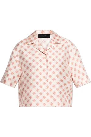 AMIRI Femme, Blouses et Chemises, Rose, Taille: 38 FR Chemise en Soie
