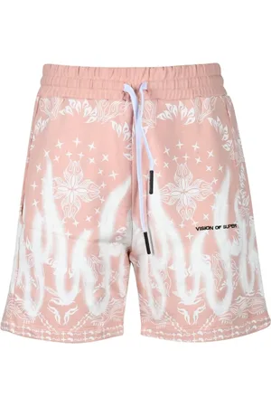 Vision Of Super Homme, Shorts, Rose, Taille: S Pantalon Casual en Coton