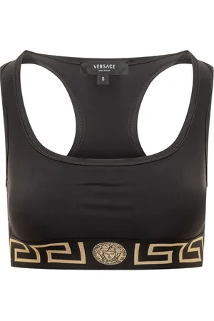 VERSACE Femme, Sport, Noir, Taille: 36 FR Top de sport pour femmes actives